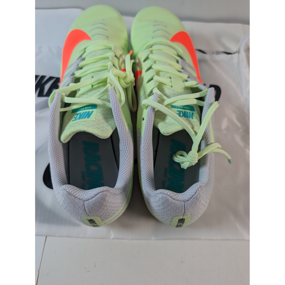 Nike Zoom Rival S 9 Track Spikes Lime Green Orange Teal Men Size 14 - Picture 5 of 12